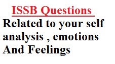 About Self analysis emotions and Feelings